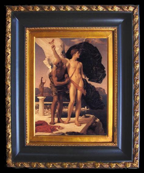 framed  Lord Frederic Leighton Daedalus and Icarus, Ta059